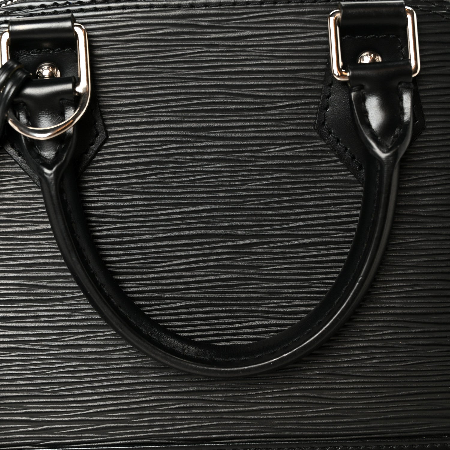 Louis Vuitton Epi Alma BB Black 10 of 12