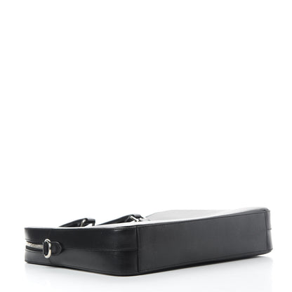 Burberry Textured Calfskin Barrow Briefcase Black 4 of 15