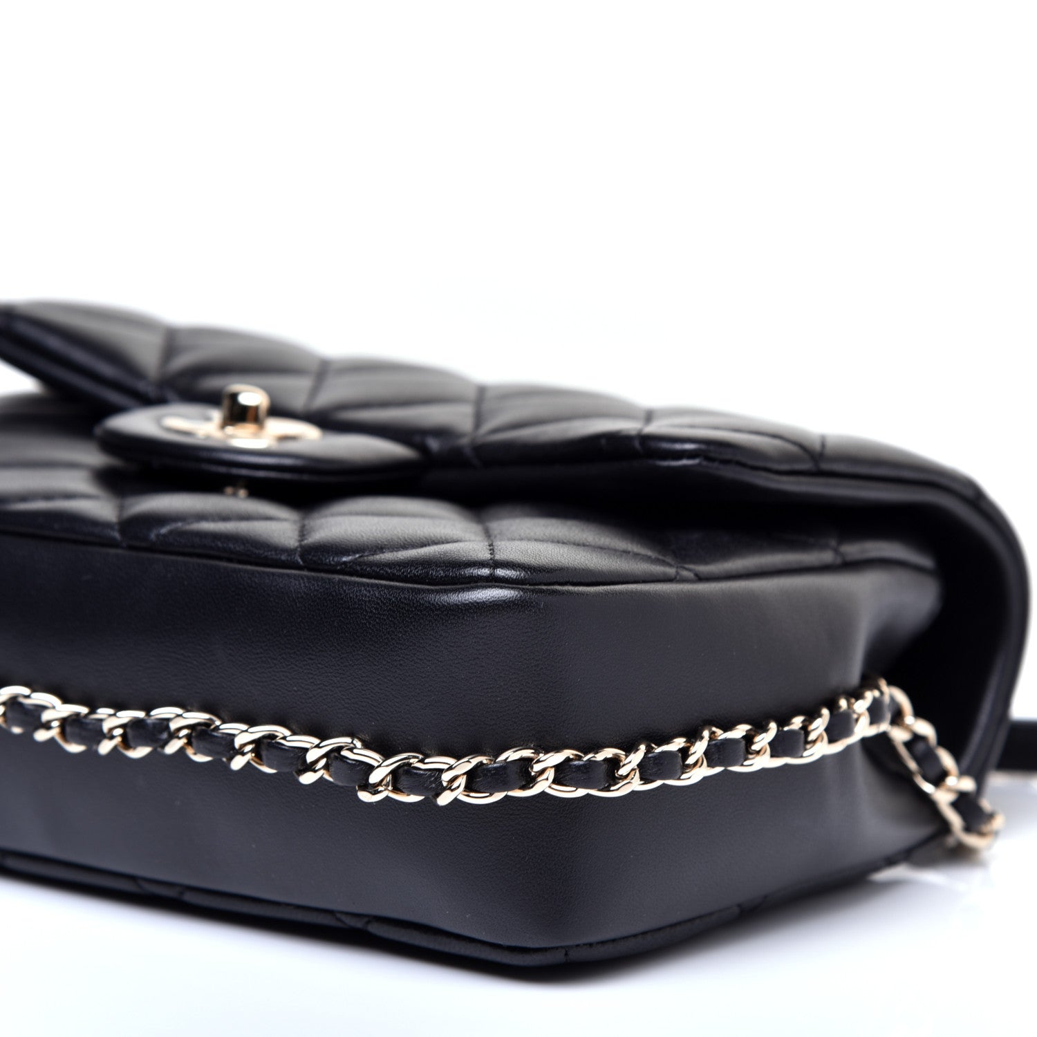 Chanel Lambskin Quilted Small My Precious Flap Black 7 of 10