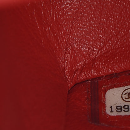 Chanel Lambskin Quilted Mini Rectangular Flap Red 7 of 14