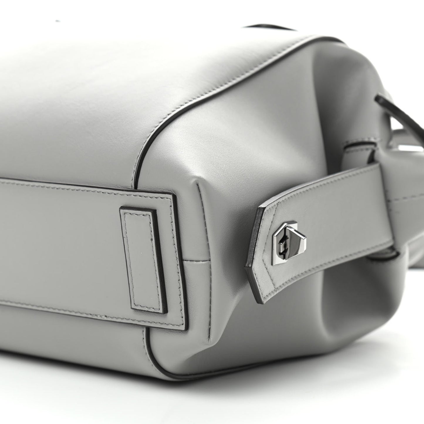 Calfskin Small Soft Antigona Pearl Grey