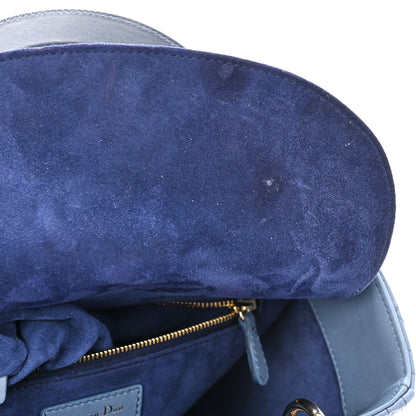 Christian Dior Lambskin Cannage Gradient Medium Lady Dior Blue 11 of 11