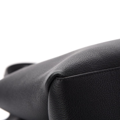Louis Vuitton Grained Calfskin Lockme Shopper Black 8 of 12