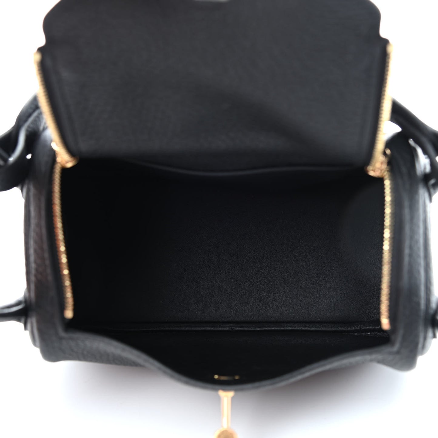 Taurillon Clemence Mini Lindy 20 Black