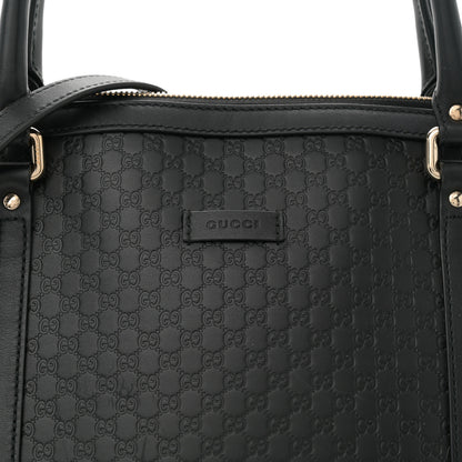 Gucci Soft Microguccissima Large Dome Satchel Black 8 of 11