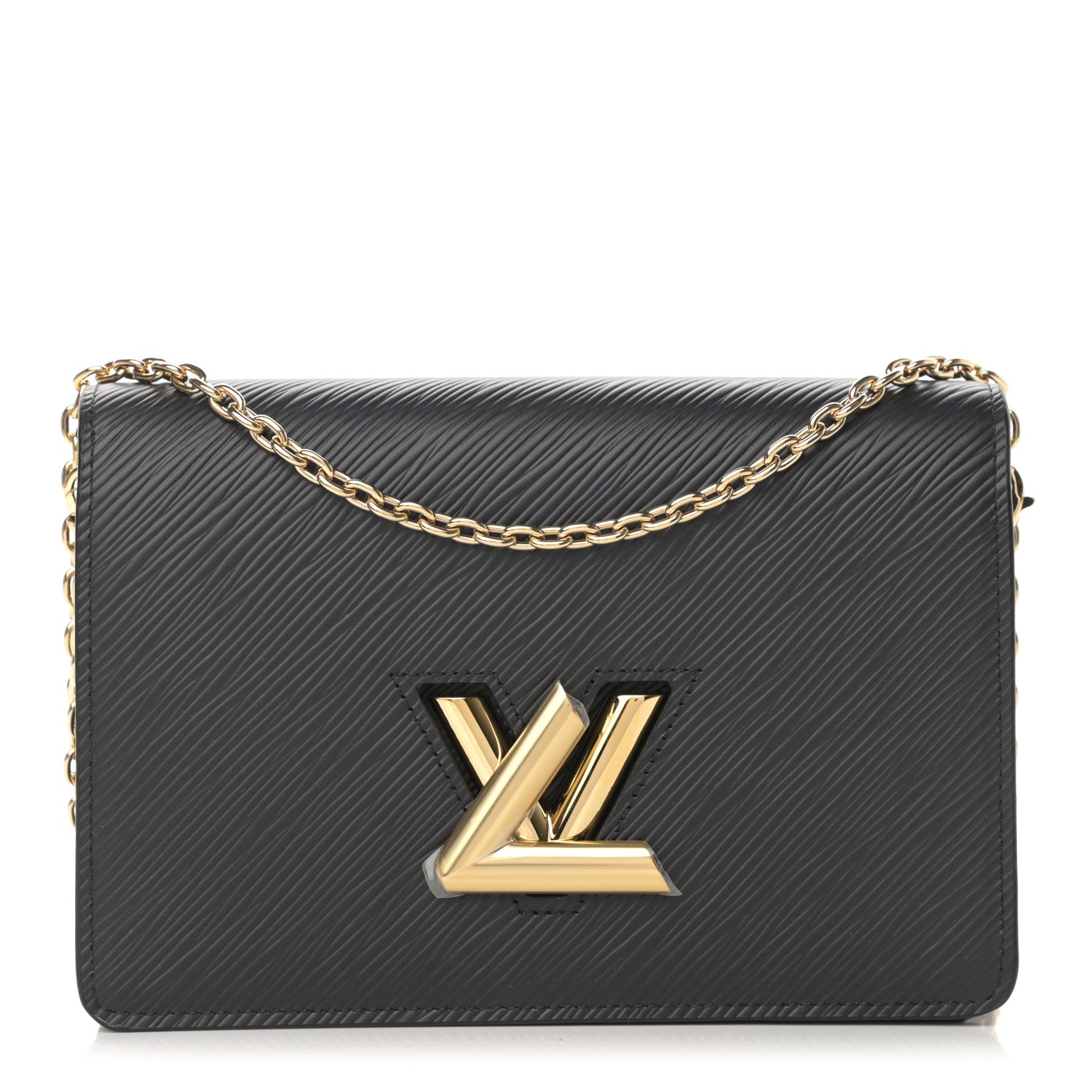 Louis Vuitton Epi Twist Belt Chain Wallet Black 1 of 11