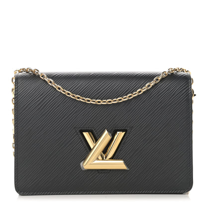 Louis Vuitton Epi Twist Belt Chain Wallet Black 1 of 11