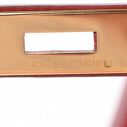 Hermes Taurillon Clemence Birkin 40 Rouge Casaque 31 of 46