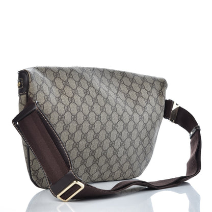 Gucci GG Supreme Monogram Belt Bag Dark Brown 3 of 13