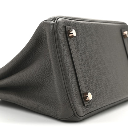 Hermes Togo Birkin 25 Etain 9 of 12
