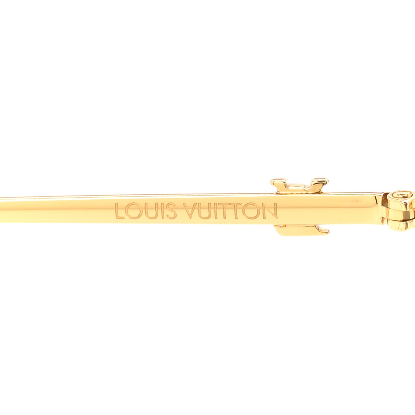 Metal Pearl Twirl Square Z2994U Sunglasses Gold