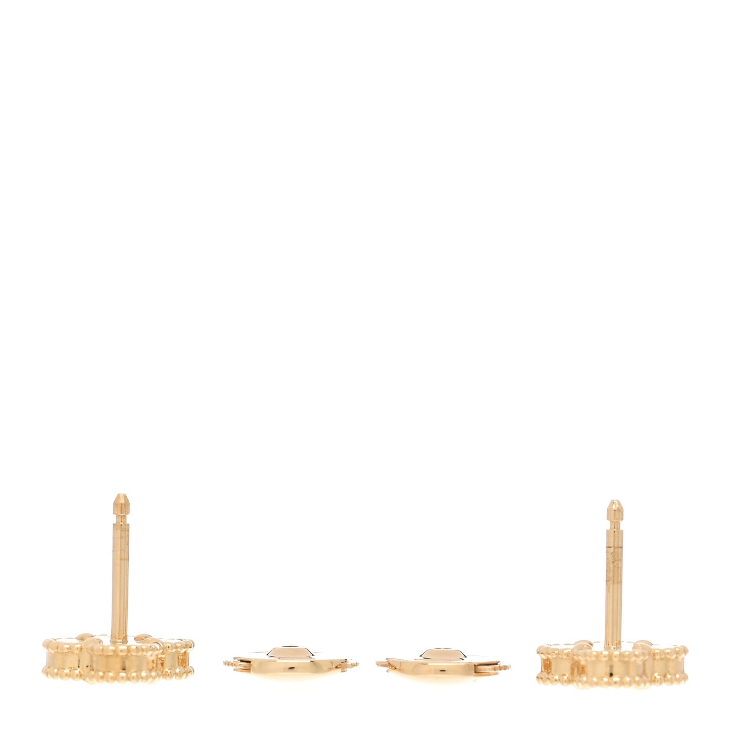 18K Yellow Gold Mother of Pearl Sweet Alhambra Earrings