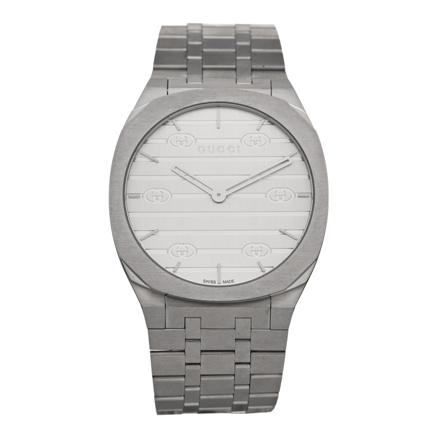 Gucci Stainless Steel 38mm 25H Quartz Watch 1 of 4