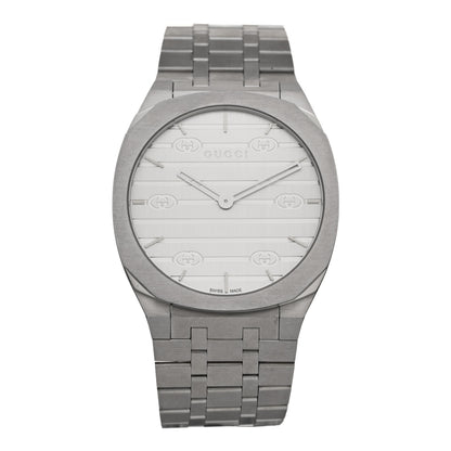 Gucci Stainless Steel 38mm 25H Quartz Watch 1 of 4
