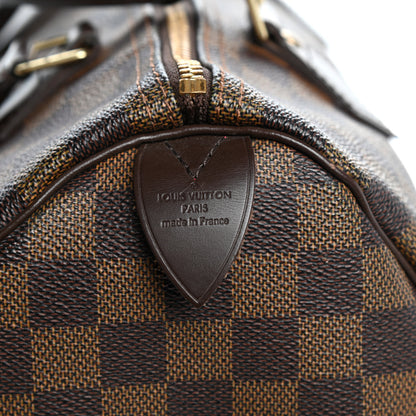Louis Vuitton Damier Ebene Speedy 30 6 of 10