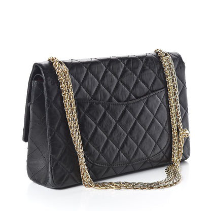 Chanel Aged Calfskin Quilted 50th Anniversary 2.55 Reissue 226 Flap Black 3 of 18