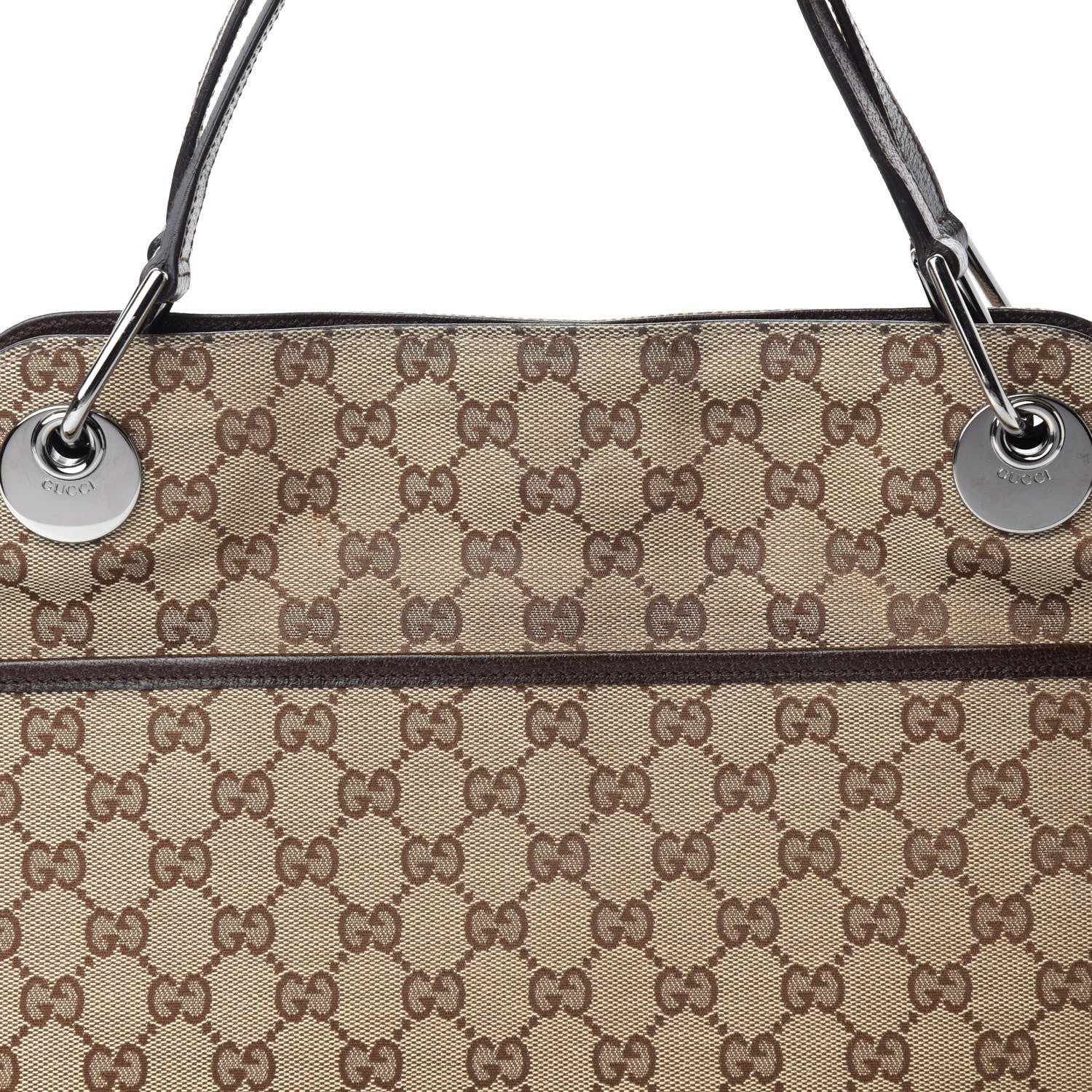 Gucci Monogram Medium Eclipse Shoulder Bag Dark Brown 10 of 10