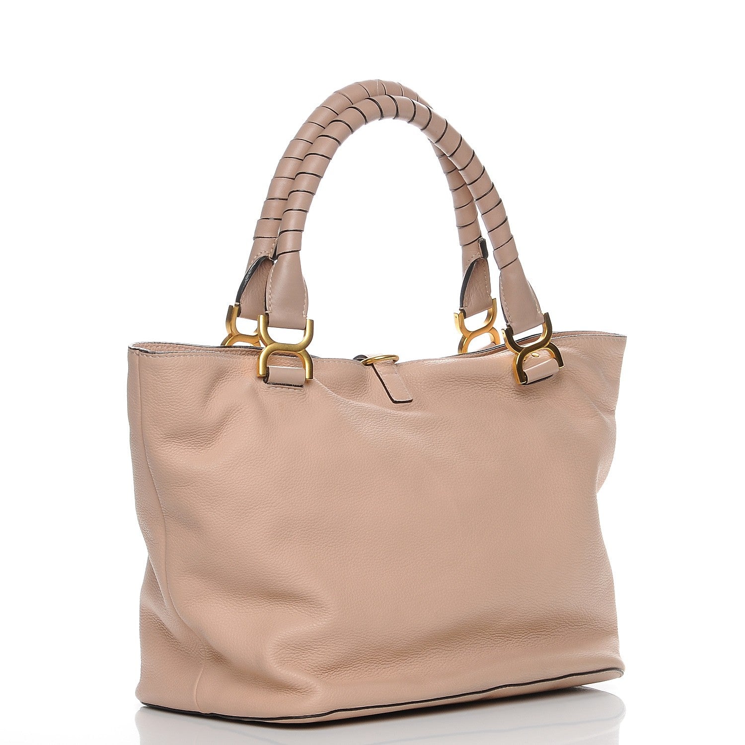 Chloe Calfskin Large New Marcie Tote Blush Nude 3 of 10