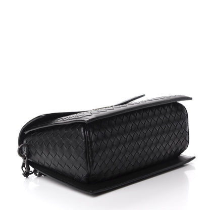 Bottega Veneta Nappa Intrecciato Small Messenger Black 4 of 10