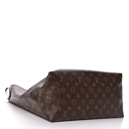 Louis Vuitton Monogram Flower Hobo Black 4 of 10