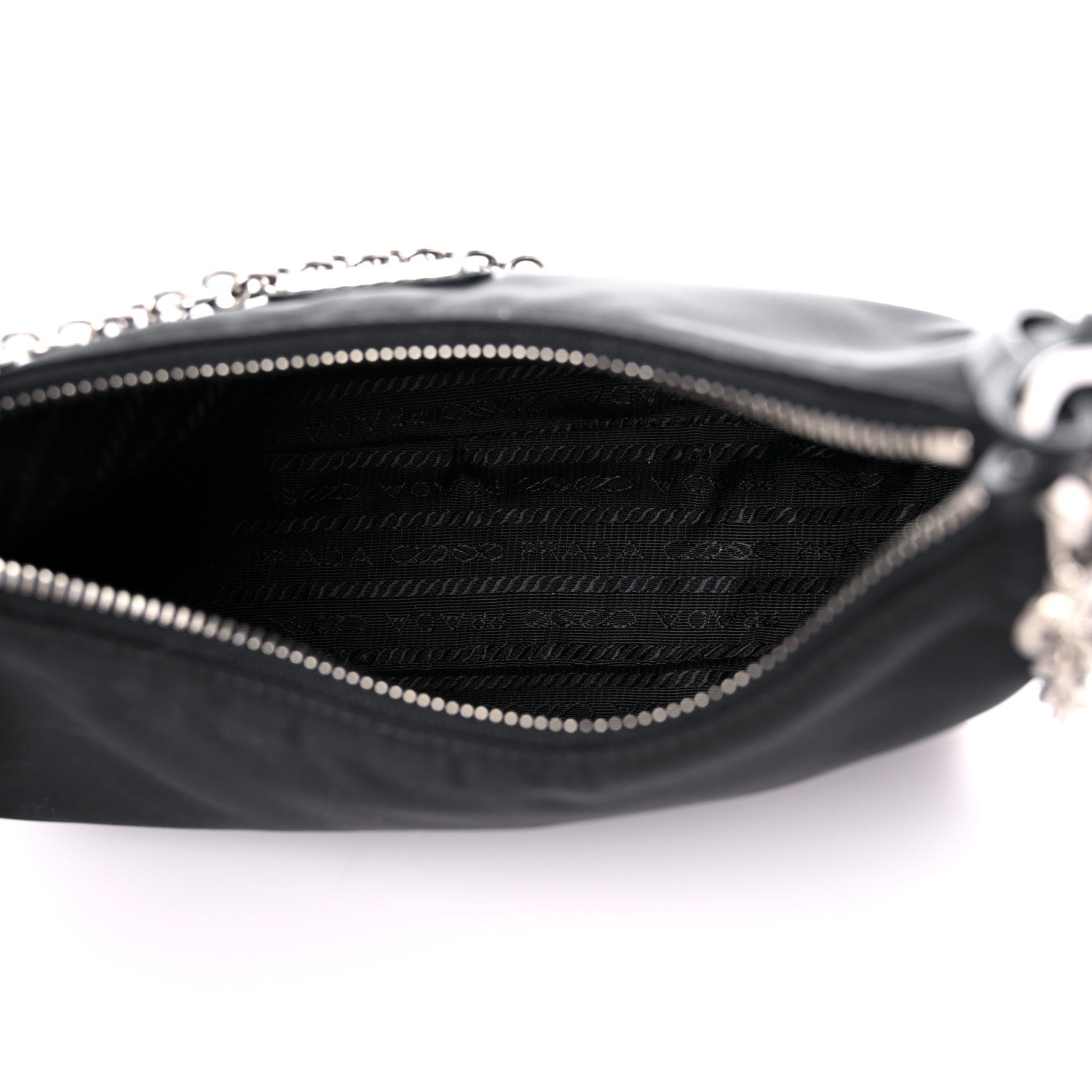 Prada Nylon Re-Edition 2005 Shoulder Bag Black 5 of 8