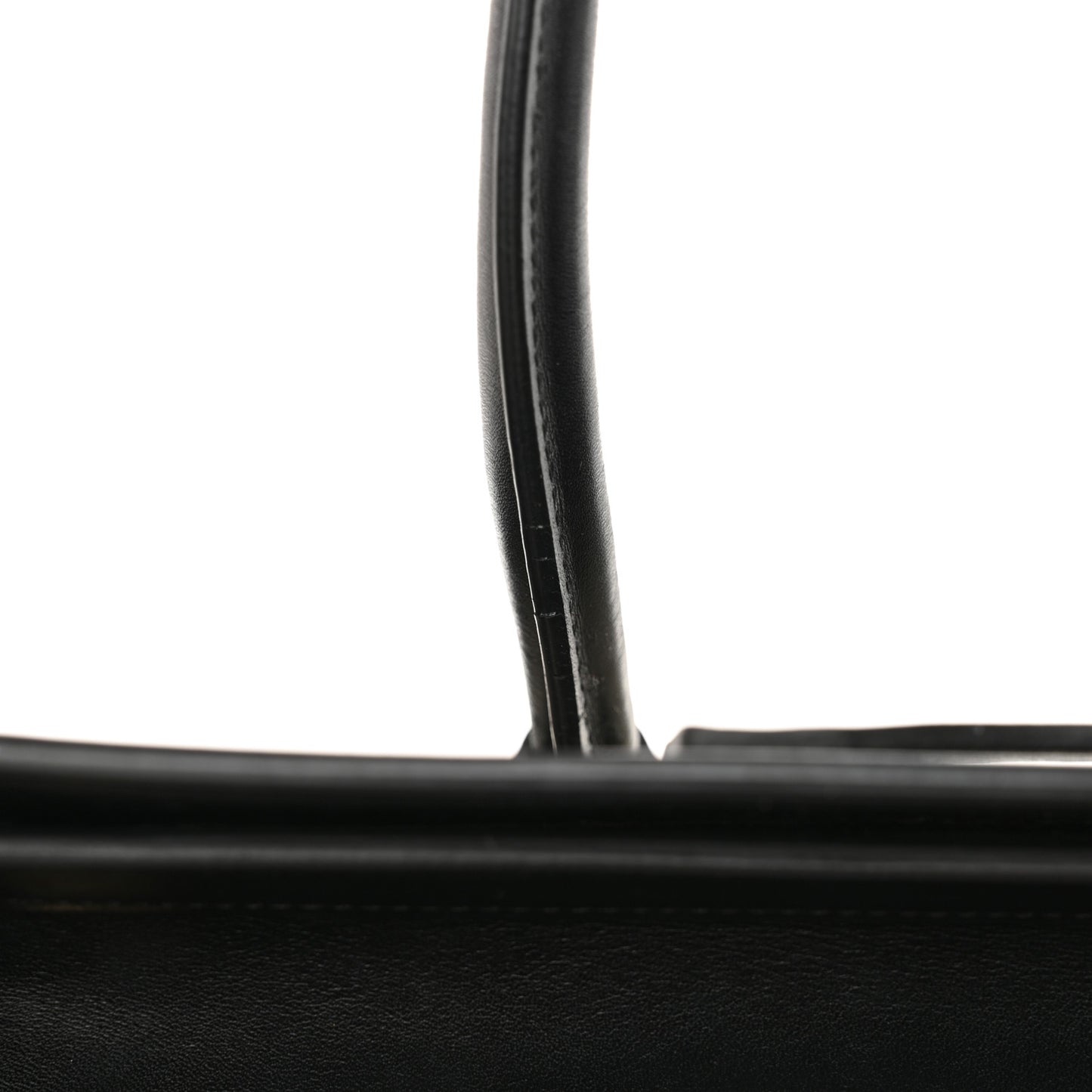 Drummed Calfskin Suede Tri-color Micro Luggage Almond