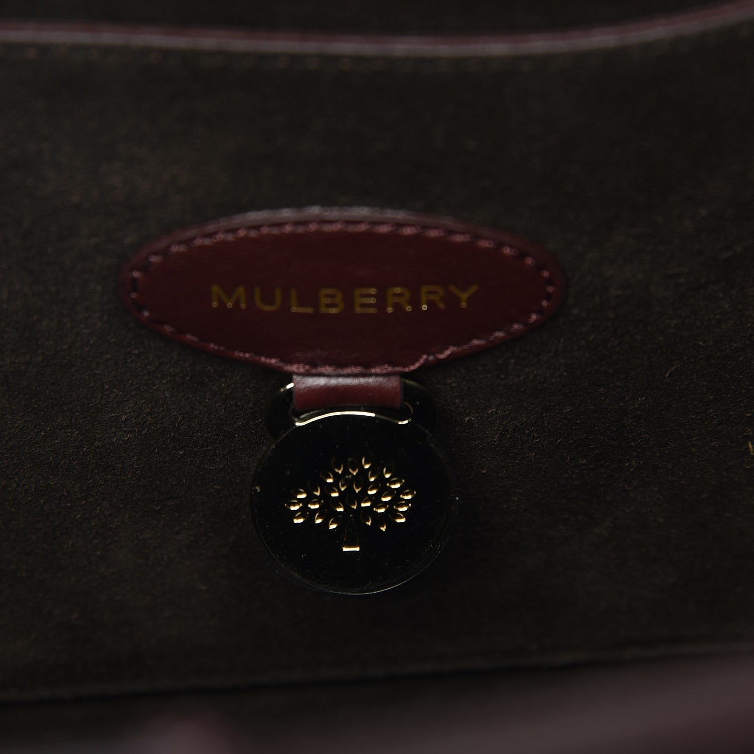 Mulberry Silky Calf Oversized Willow Tote Oxblood 7 of 11
