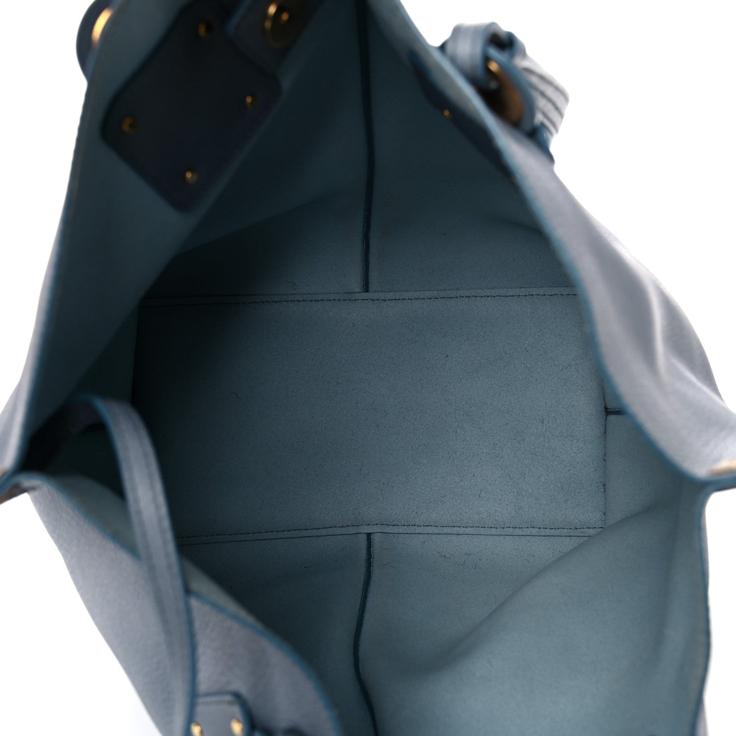 Chloe Smooth Calfskin Medium Vick Tote Cloudy Blue 6 of 12