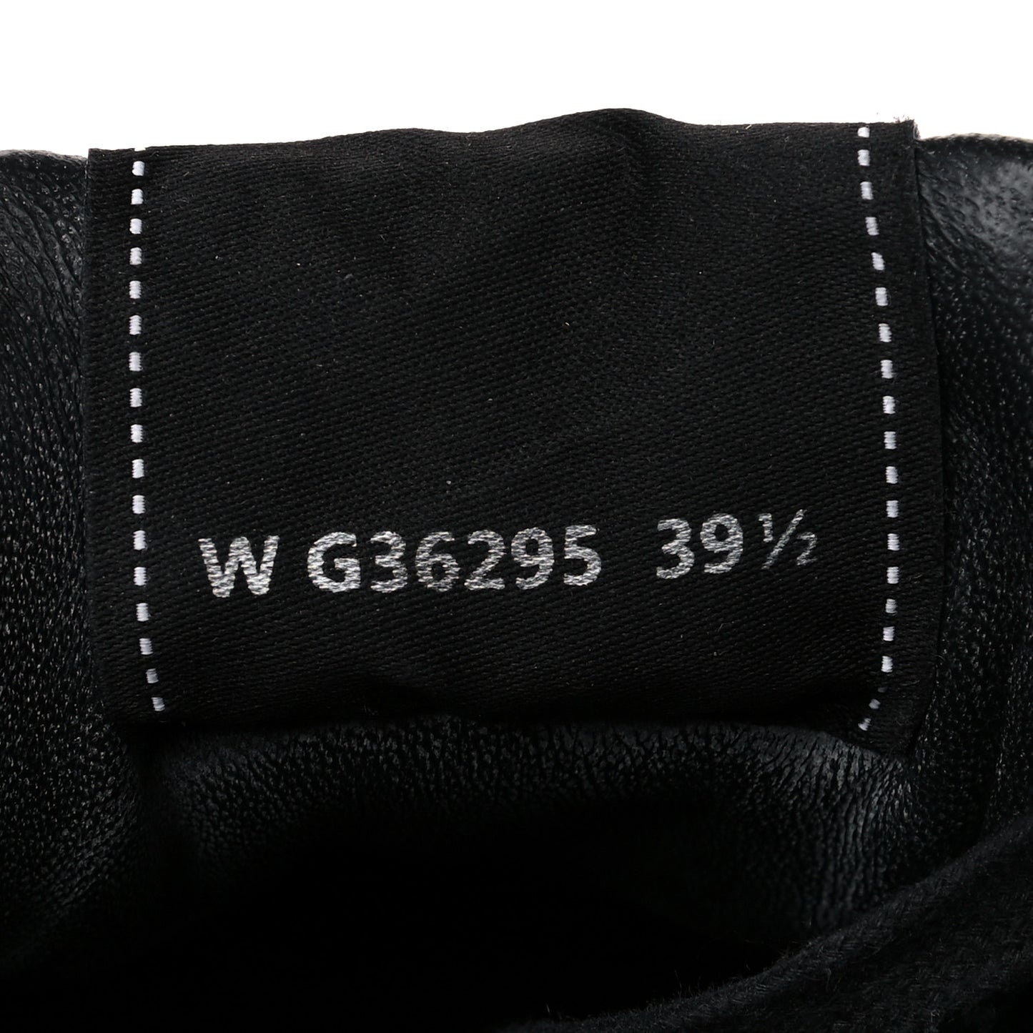 Calfskin Womens Logo Sneakers 39.5 Black
