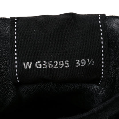 Chanel Calfskin Womens Logo Sneakers 39.5 Black 9 of 9