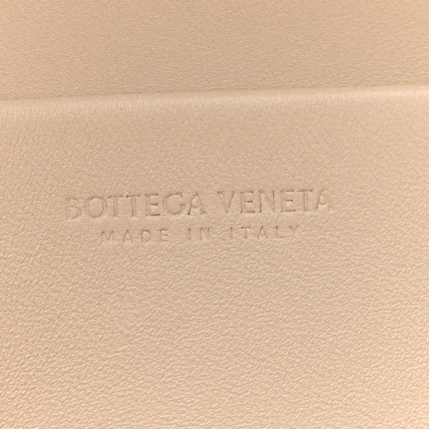 Suede Intrecciato Bang Bang Vanity Case Ecru