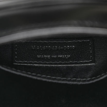 Saint Laurent Calfskin Matelasse Chevron Round Vinyle Camera Bag Black 7 of 11