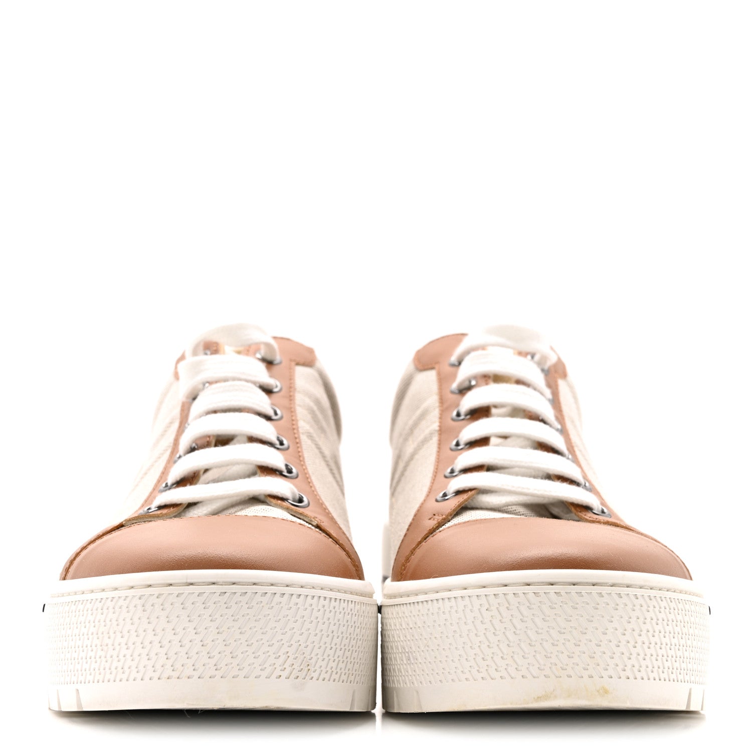 Hermes Canvas Calfskin Womens Voltage Sneakers 40 Prunoir Naturel 3 of 12
