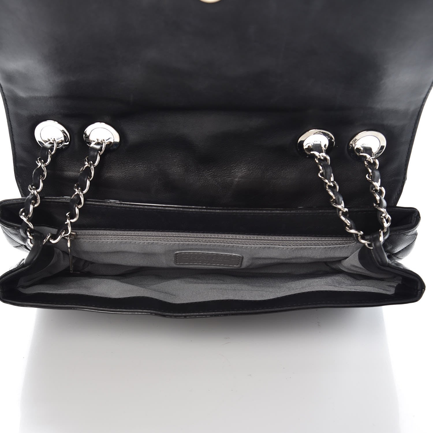 Chanel Vinyl Lipstick Flap Black 5 of 7