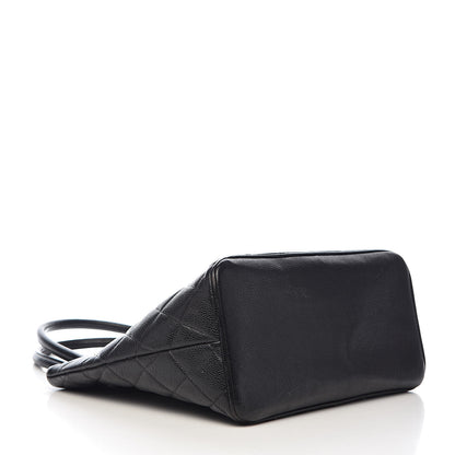 Chanel Caviar Quilted Medallion Tote Black 4 of 15