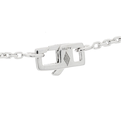 Louis Vuitton 18K White Gold Diamond Idylle Blossom LV Pendant Necklace 5 of 5