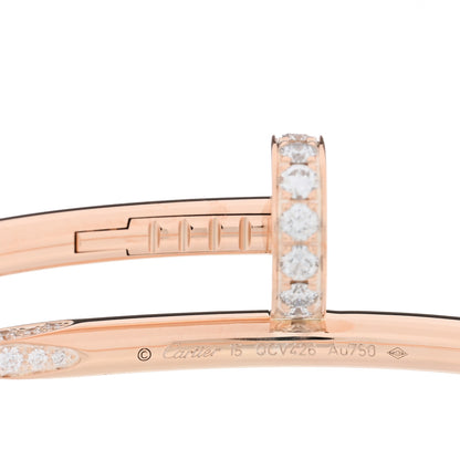 Cartier 18K Pink Gold Diamond Juste Un Clou Bracelet 15 3 of 3