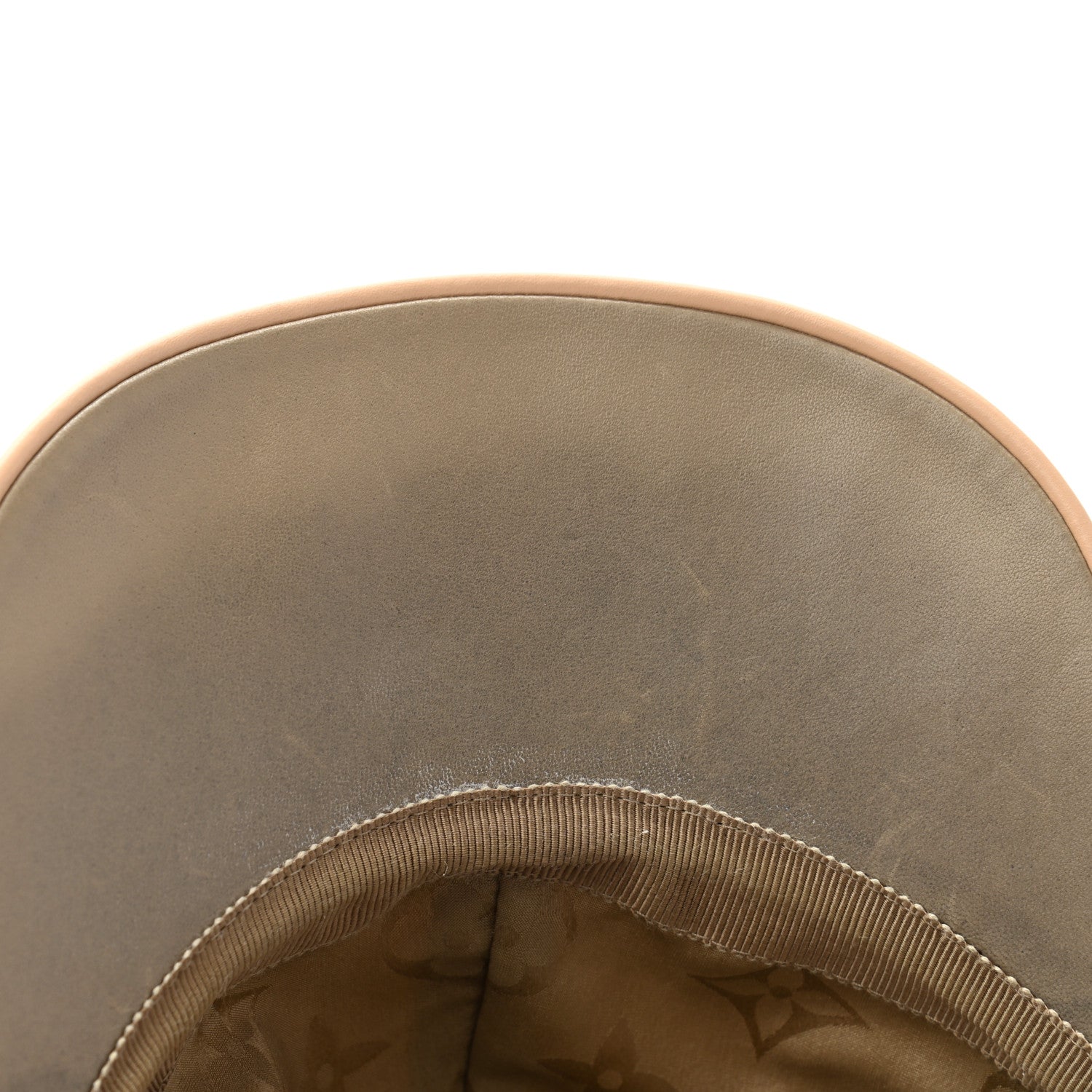 Louis Vuitton Polyester Silk Monogram LV Get Ready Cap M Beige 10 of 10