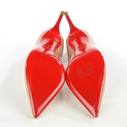 Christian Louboutin Patent Pigalle 85 Pumps 38.5 Nude 5 of 7