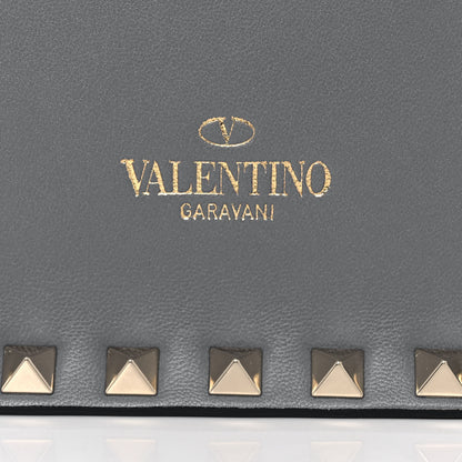 Valentino Garavani Nappa Rockstud Wristlet Clutch Light Stone 8 of 11