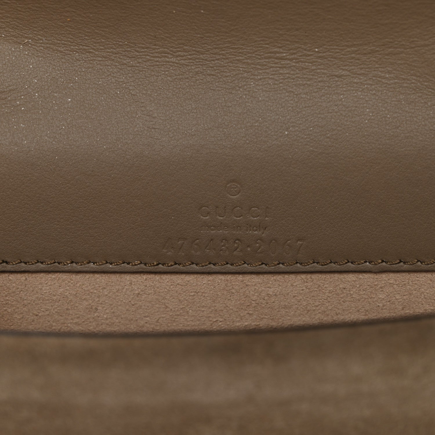 Gucci GG Supreme Monogram Super Mini Dionysus Shoulder Bag Taupe 6 of 10