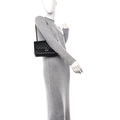 Chanel Aged Calfskin Quilted 2.55 Reissue 225 Flap Black 2 of 10