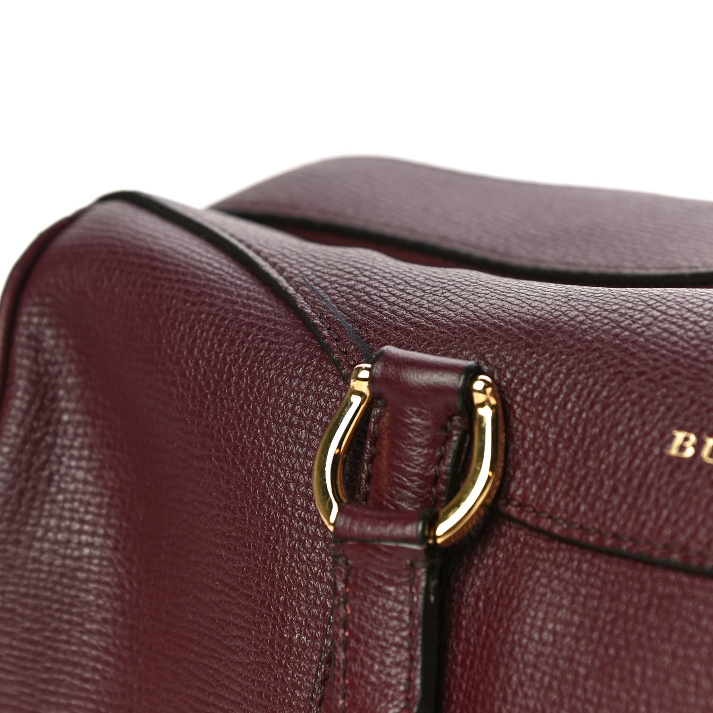 Derby Calfskin Medium Alchester Bowling Bag Mahogany Red