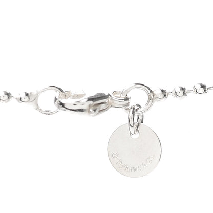 Tiffany Sterling Silver Round Tag Pendant Necklace 4 of 6