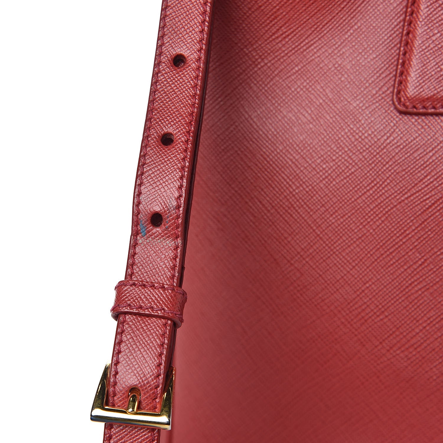Prada Saffiano Lux Medium Tote Fuoco 19 of 19