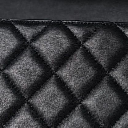 Chanel Lambskin Quilted Maxi Single Flap Black 5 of 7