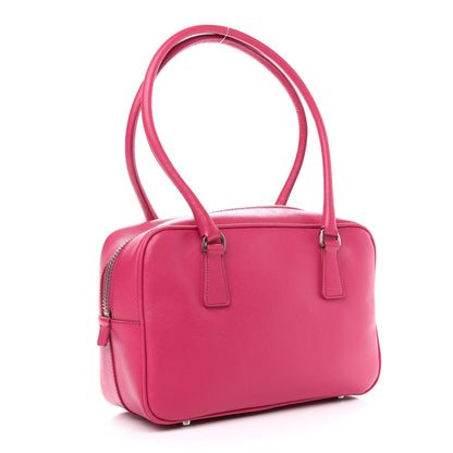 Prada Saffiano Bauletto Peonia 3 of 8