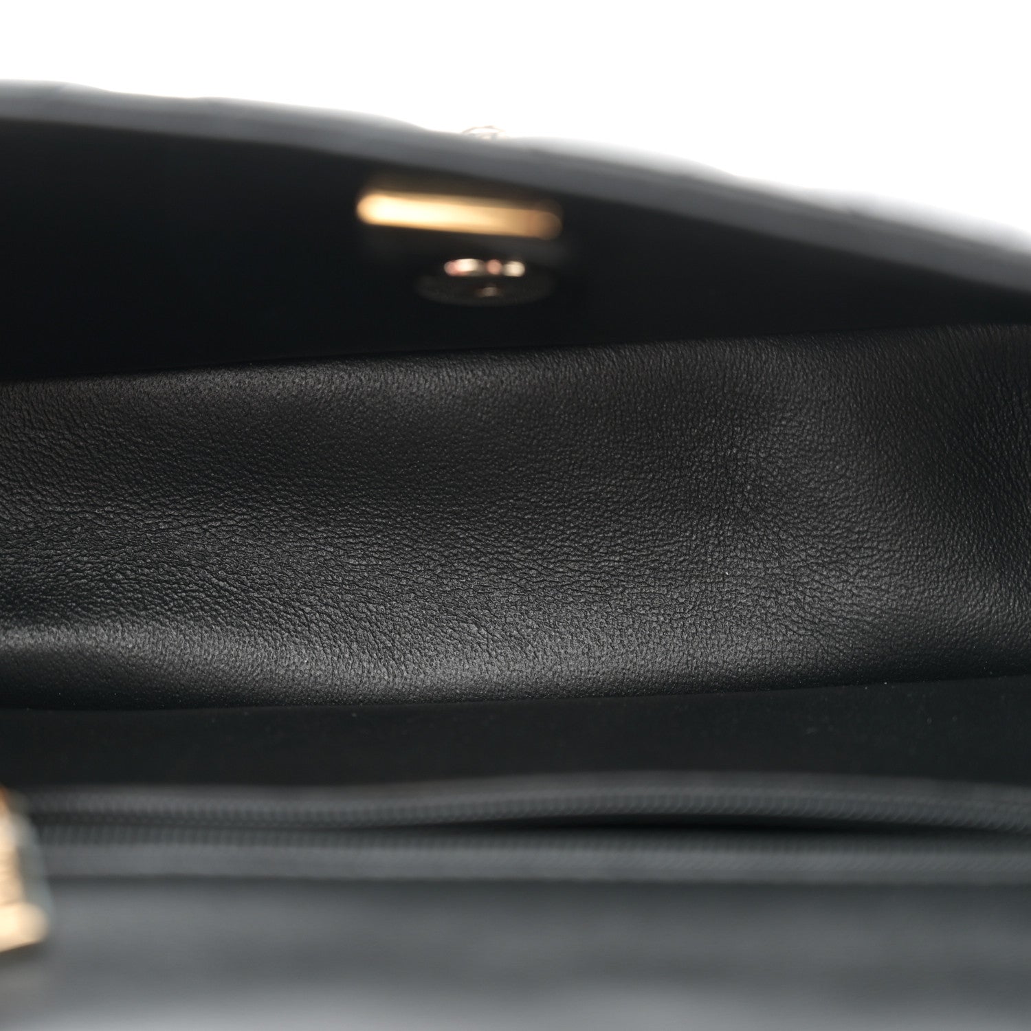 Chanel Lambskin Quilted Mini Top Handle Rectangular Flap Black 5 of 11