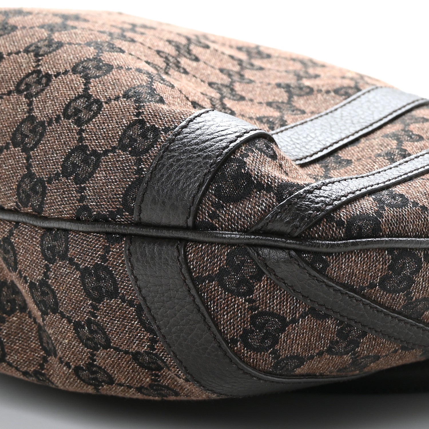 Gucci Monogram Medium Abbey Convertible Tote Dark Brown 9 of 9