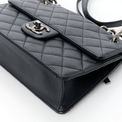 Chanel Caviar Quilted Medium Retro Class Flap Black 11 of 12
